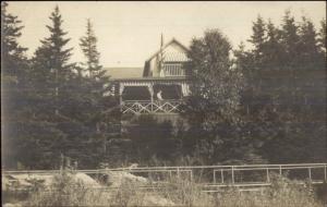 Home - Publ in Boothbay Harbor ME c1910 Real Photo Postcard