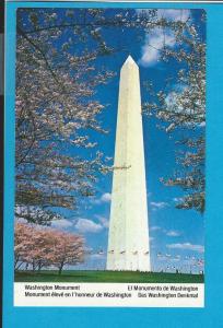  Postcard Washington Monument Printed in Ireland   #   247