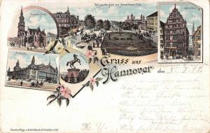 BG19849 gruss aus hannover litho  germany