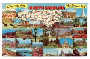 NC - North Carolina Map