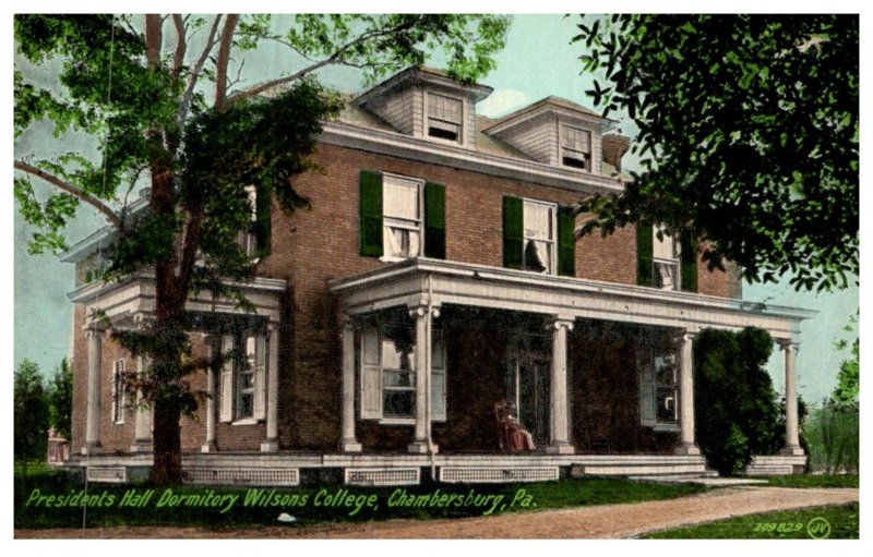 Pennsylvania  Chambersburg Wilsons  College Presidents Hall Dormitory