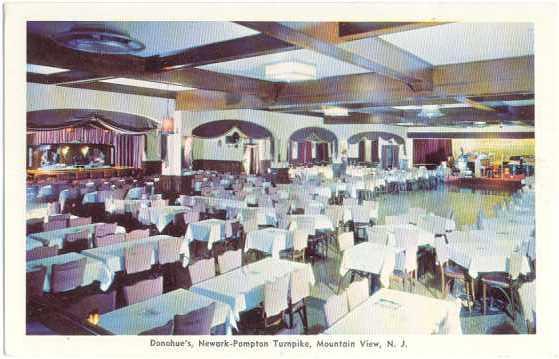 Dining Room, Donohue's, Newark-Pompton Turnpike, Mountain View, New Jersey, NJ