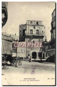 Old Postcard Montpellier The Tower & # 39Observatoire