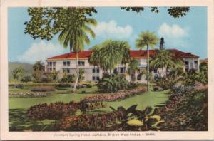 Constant Spring Hotel Jamaica British West Indies Vintage Postcard E17
