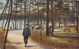 Path to Point Lookout in Lakewood, New Jersey