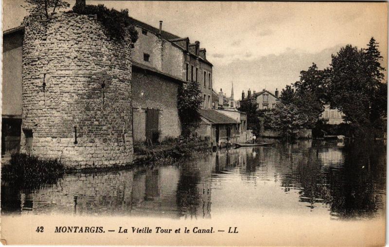 CPA MONTARGIS-La Vieille Tour et le Canal (185282)