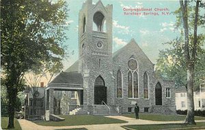 NY, Saratoga Springs, New York, Congregational Church, Exterior