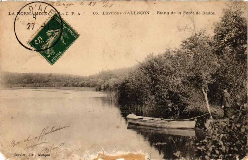 CPA La Normandie - Env. d'ALENCON - Etang de la Foret de Radon (355280)