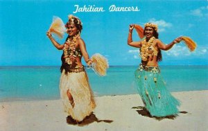 TAHITIAN DANCERS Kodak Hula Show, Honolulu, Hawaii c1950s Vintage Postcard