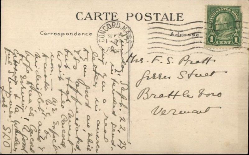 French Steamship De Grasse Paquebot 1929 Used Postcard