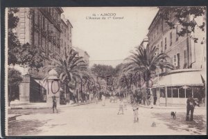 France Postcard - Ajaccio - L'Avenue Du 1er Consul      RS17360