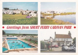 Short Ferry Caravan Club Park Lincolnshire Postcard