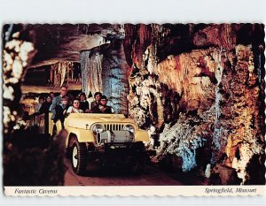 Postcard Fantastic Caverns, Springfield, Missouri