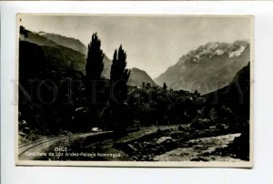 424087 Chile Cordillera de Los Andes Paisaje Aconcagua Vintage photo postcard