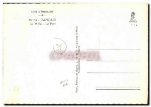 Modern Postcard Cancale Port Mole