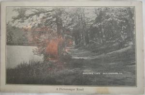 A Picturesque Road Saylors lake Saylorsburg PA 1922  