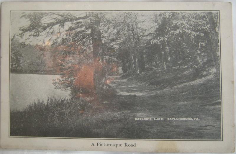 A Picturesque Road Saylors lake Saylorsburg PA 1922  