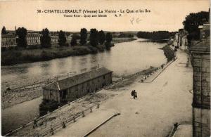 CPA CHATELLERAULT La VIENNE - Le Quai et les Iles (613196)