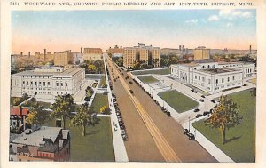 Woodward Avenue Public Library And Art Institute - Detroit, Michigan MI  