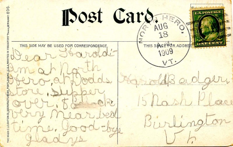 NY - Ausable Chasm. Bridge Over Chasm