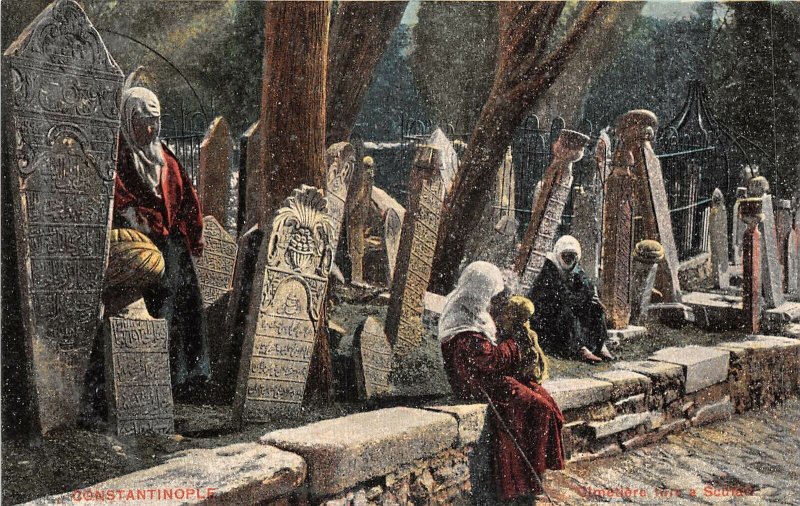 US6575 cimetiere turc  constantinople istanbul turkey