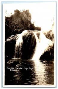 c1940's Turner Falls 12 ft High Waterfalls Oklahoma OK RPPC Photo Postcard