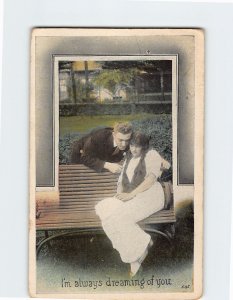 Postcard I'm always dreaming of you with Lovers Picture