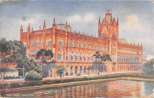 B96199 high court calcutta painting postcard    india