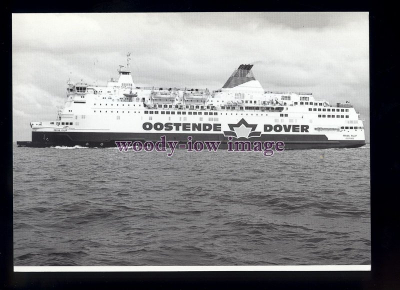 FE3081 - Oostende-Dover Ferry - Prins Filip , built 1991 - postcard