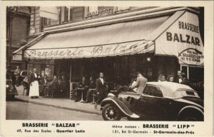 CPA PARIS (5e) 49 Rue des Écoles. BRASSERIE BALZAR (561148)