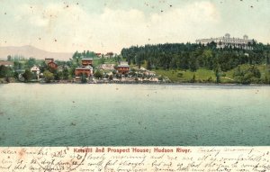 Vintage Postcard 1906 Catskill & Prospect House Hudson River Hudson New York NY