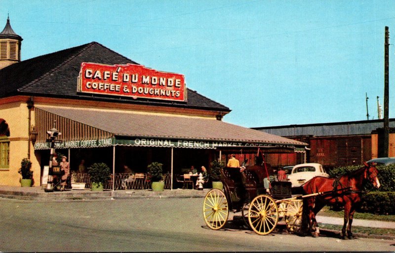 Louisiana New Orleans Cafe Du Monde Famous French Market Coffee Shop