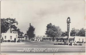 Indiana In Real Photo RPPC Postcard 1951 HIGHLAND Bob's Deluxe Motel Roadside