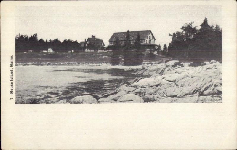 Mouse Island ME c1905 Postcard #4