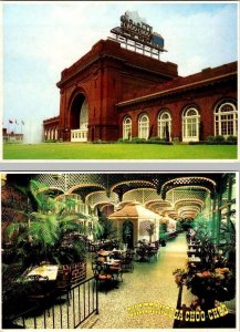 2~4X6 Postcards TN Tennessee CHATTANOOGA CHOO CHOO Shops~Restaurant TRAIN DEPOT