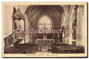 Old Postcard Fontenay Le Comte Eglise Saint Jean