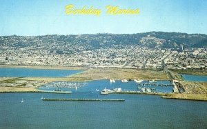 Cartão postal antigo Berkeley Marina, Berkeley, Califórnia #2 P133-