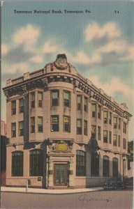 Postcard Tamaqua National Bank Tamaqua PA 1954