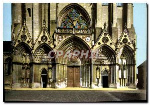 Modern Postcard Lisieux Cathedrale Portal