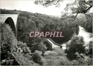 Postcard Modern Surroundings of Vezelay (Yonne) Pierre-Perthuis The Banks of ...