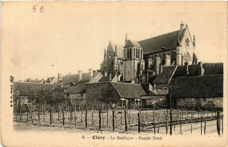 CPA CLÉRY - La Baislique - Facade Nord (632140)