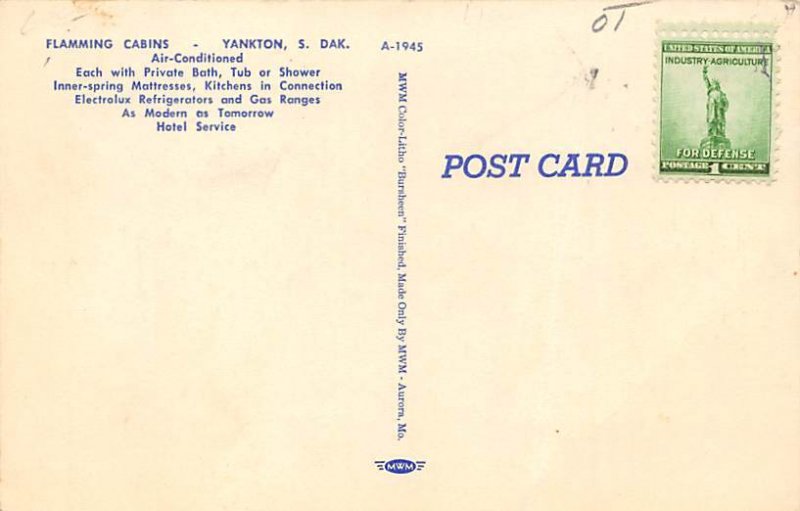 Flaming cabins Yankton SD