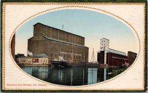 Elevators Fort William ON Ontario CPR News Service Vintage Postcard E30