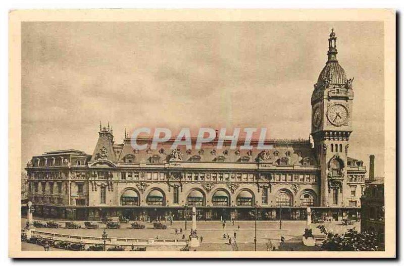 Old Postcard Paris while strolling Gare de Lyon