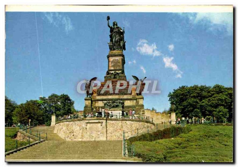 Postcard Modern Rudesheim Niederwald Monument