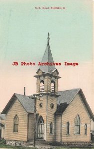 IA, Sumner, Iowa, United Brethren Church, Exterior Scene, LA Farrand No 1628/4