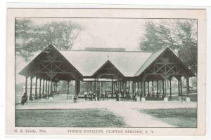 Pierce Pavilion Clifton Springs New York 1910c postcard