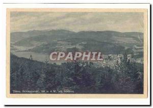  Switzerland Titisee Vintage Postcard MIT Feldberg