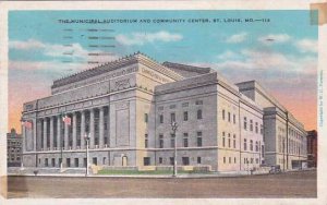 Missouri Saint Louis The Municipal Auditorium And Community Center 1936