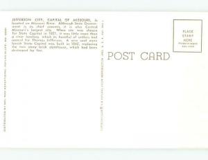 Pre-1980 HISTORIC VIEW - OLD STATE CAPITOL Jefferson City Missouri MO hn3717@